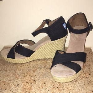 Toms espadrille wedges
